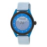 Sky blue solar-powered Analogue watch Vibrant Sun