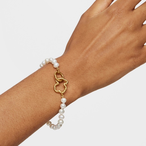 Small Gold Hold Bear Ring