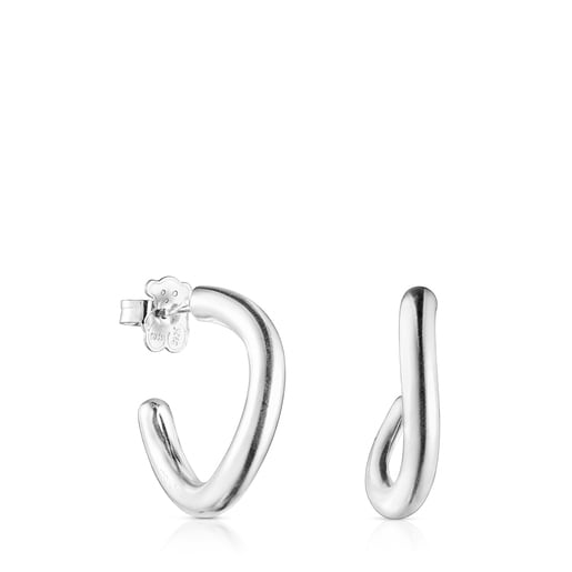 Boucles d’oreilles Hav en argent