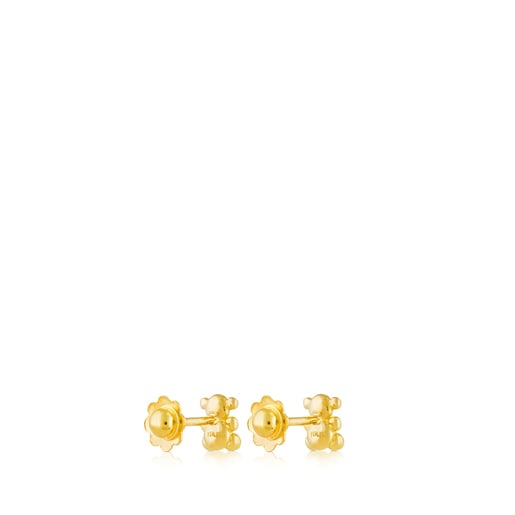 Aretes Bubble Bear de Oro