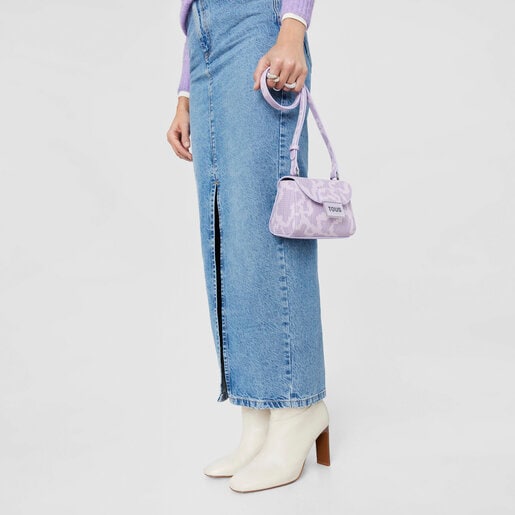 Mini bandolera malva oscura Kaos Pix