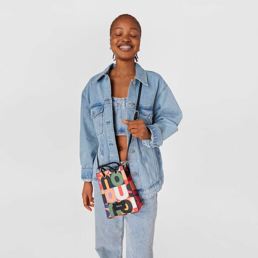 ブラックのミニハンドバッグ TOUS Mimic