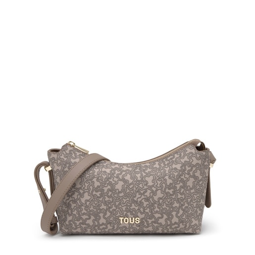 Medium taupe-colored Crossbody bag Kaos Mini Lines