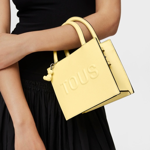 Light yellow Cube Minibag TOUS Brenda