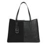 Μεγάλη μαύρη τσάντα για Ψώνια TOUS Icon από Δέρμα