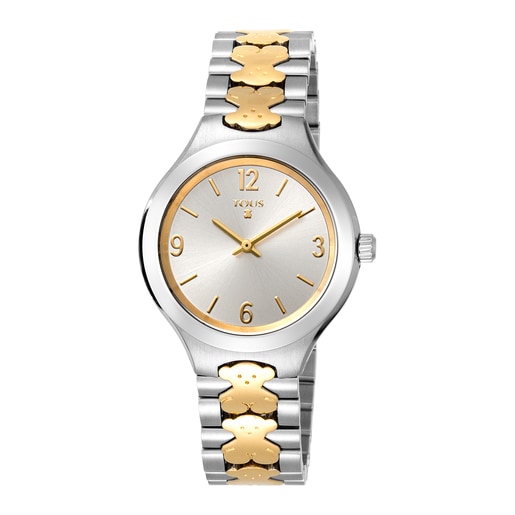 Two-tone gold IP/Steel New Praga Watch