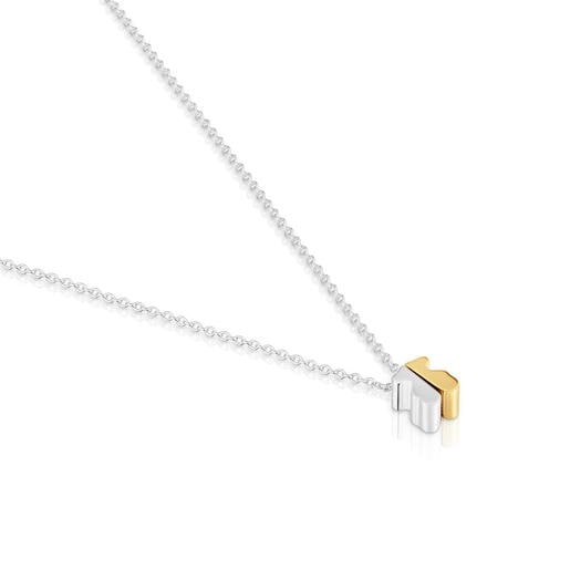 Collar bicolor y motivo oso 8 mm TOUS 1950