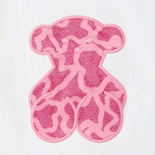 Girls beach t-shirt in Kaos pink