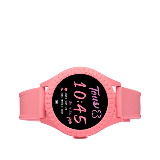 Smarteen Connect Watch with pink silicone strap