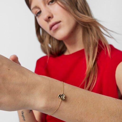 Золотой браслет Fragile Nature с бриллиантом