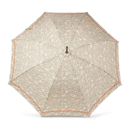 مظلة Kaos Mini Evolution كبيرة الحجم باللون البيج