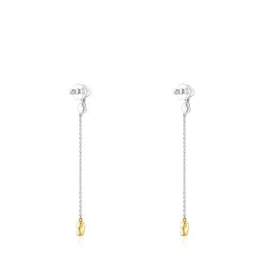 Long two-tone TOUS Joy Bits earrings