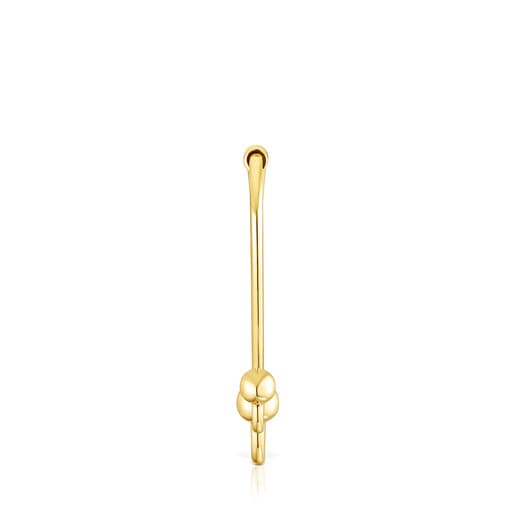 Long silver vermeil Plump 1/2 Earring | TOUS