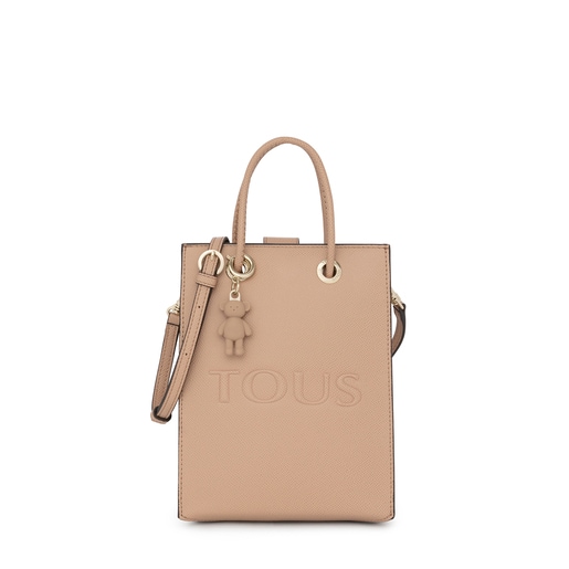 Mini-Handtasche TOUS Pop in Taupe