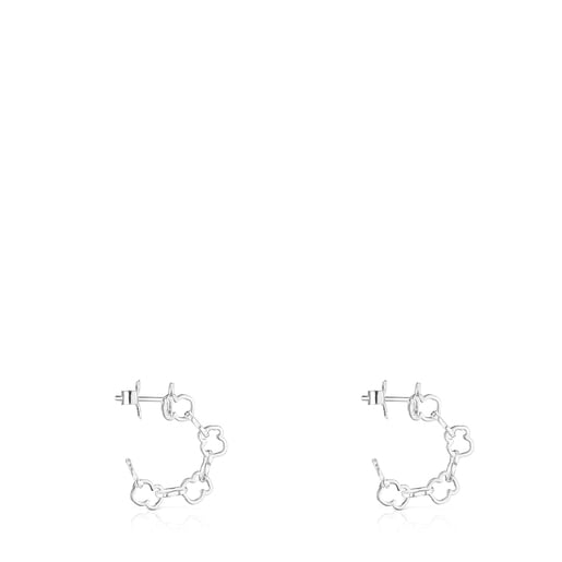 Silver TOUS Carrusel bear-motif Earrings | TOUS