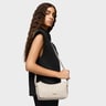 Medium beige Crossbody bag Kaos Mini Lines