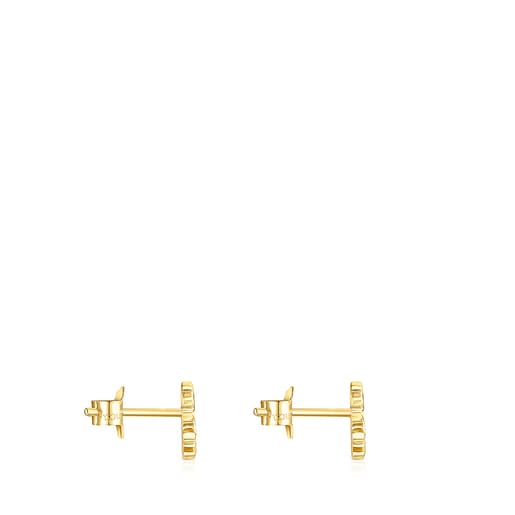 Gold Oceaan bear Earrings