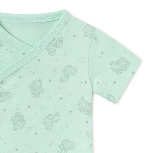 Pack of wrapover baby bodysuits in Pic mist TOUS