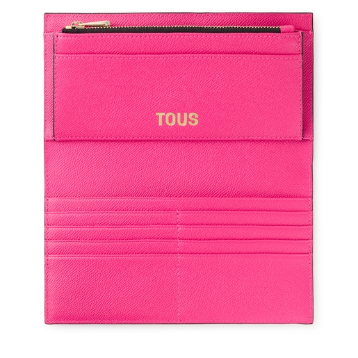 Fuchsia-colored TOUS La Rue Pocket Wallet