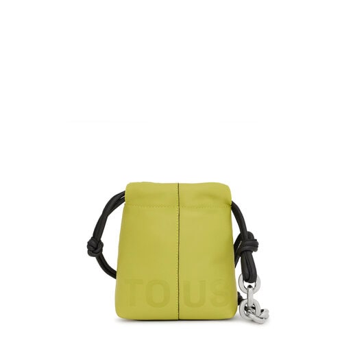 Mini sac en cuir citron vert TOUS Cloud