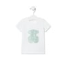 Beach t-shirt in Kaos green