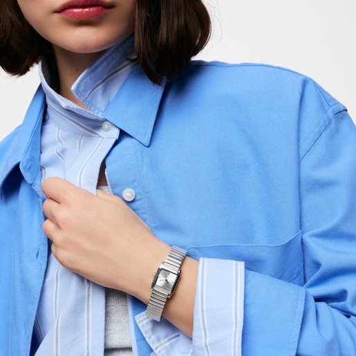 Reloj analógico con brazalete de acero TOUS 1950