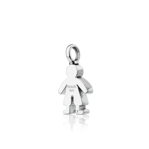 Silver Sweet Dolls boy Pendant