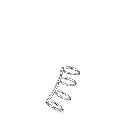 Earcuff de plata para la oreja 1cm. TOUS Basics