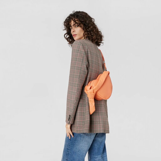 Bandolera naranja corazón TOUS Carol