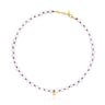 Collier TOUS Joy Bits en nylon lilas avec perles