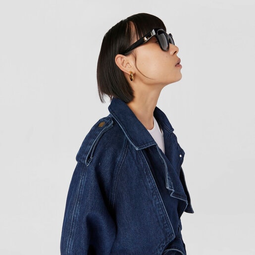 Gafas sol cuadradas Glory negro | TOUS