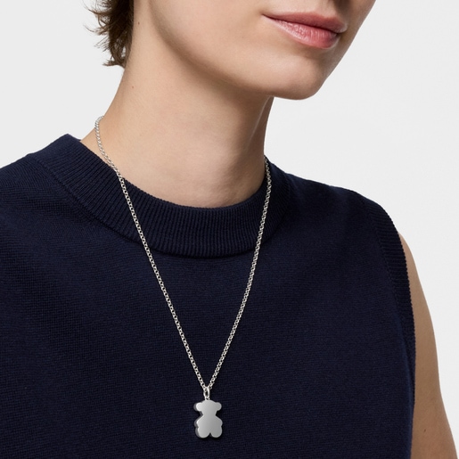 Medium 22mm silver bear Pendant Sweet Dolls