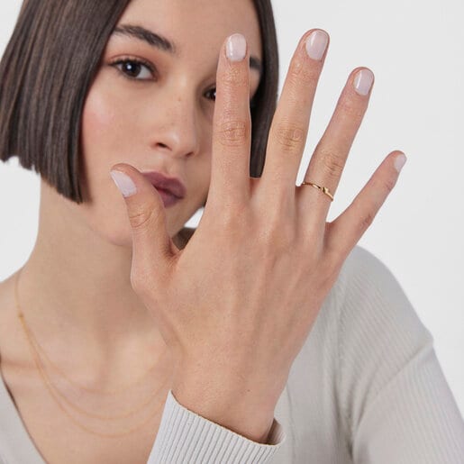 טבעת Cool Joy של TOUS עם עיטור לב