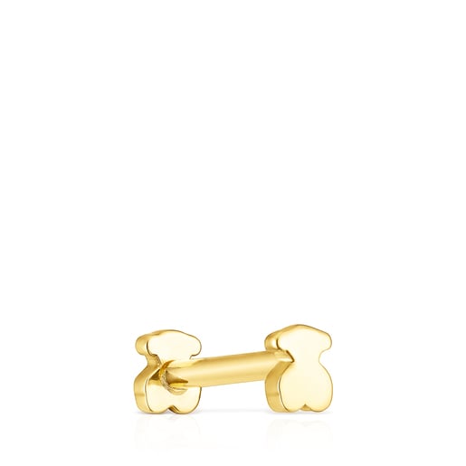 Piercing de orelha TOUS Piercing com urso em ouro