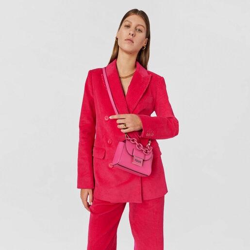 Mini bandolera fucsia TOUS Sylvia