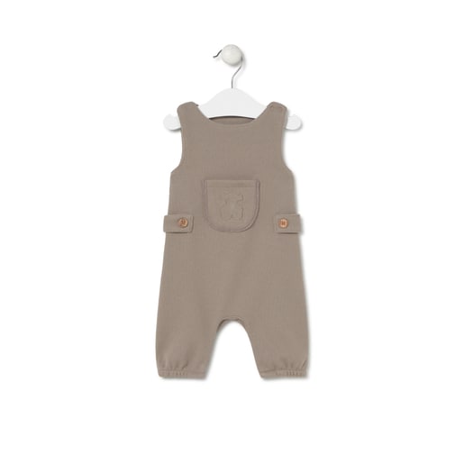 Baby playsuit in Cosmic beige