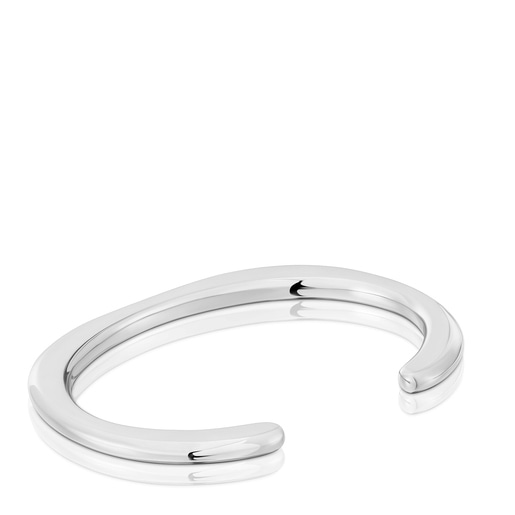 Bracciale rigido in argento Line