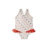 Girls one-piece swimsuit in Logo multicolour