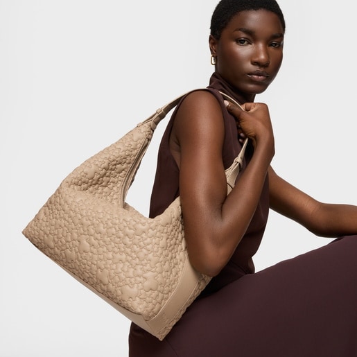 Sac à bandoulière sable grand TOUS Puffy Bear