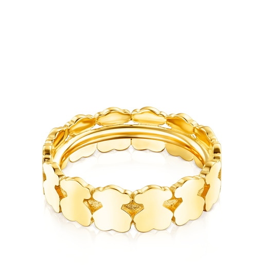 Silver Vermeil Straight hoop Ring