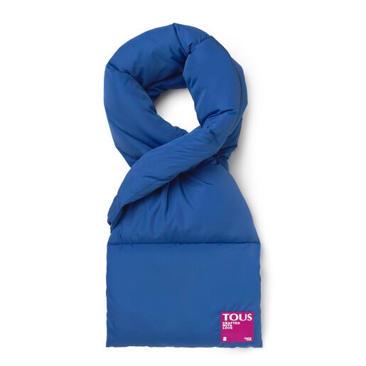 Blue Amaya Padded Scarf