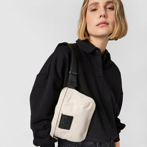 Riñonera Empire Soft Chain beige