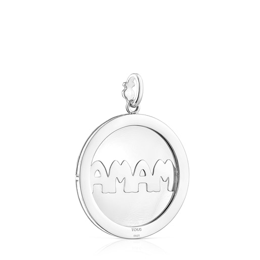 Large Silver TOUS Mama Pendant