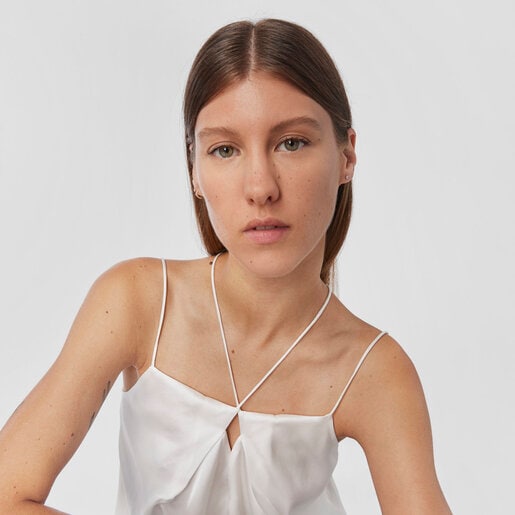 Aretes Les Classiques de Oro y Diamantes