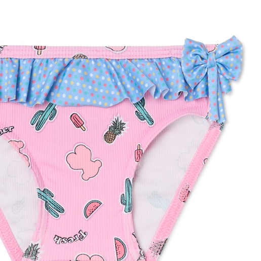 Bañador culetín de niña Cactus rosa | TOUS