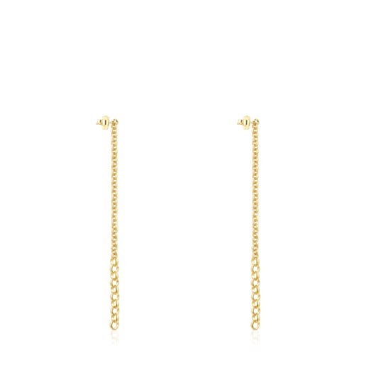 Extralange Ohrringe TOUS Calin mit Ringen