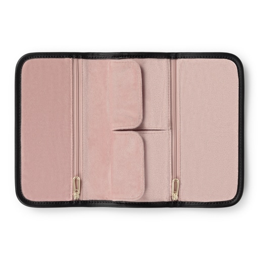 Складной кейс для украшений Kaos Mini в бежевом и черном цветах