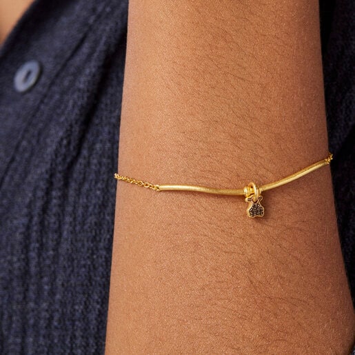 سوار Luah مزدان بدبدوب من فيرميل الفضة ومرصع بالكوارتز