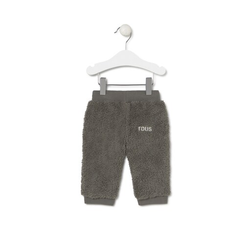 Fleece joggers in Casual grey