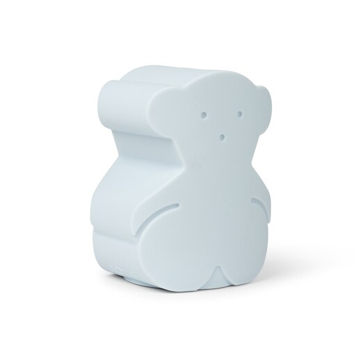 Cute bear-shaped night light in blue